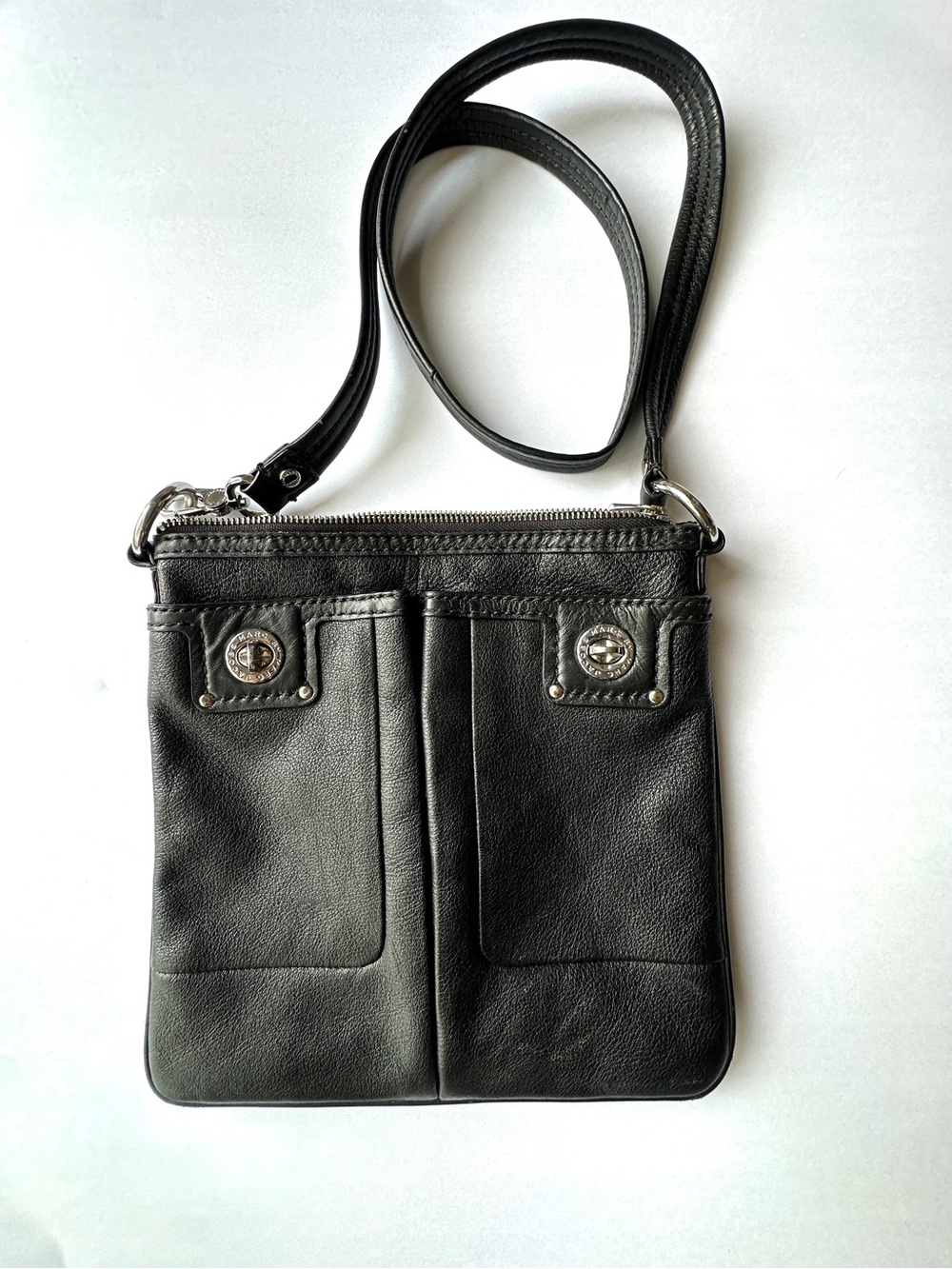 Marc by Marc Jacobs “Totally Turnlock” Leather Crossbody Purse